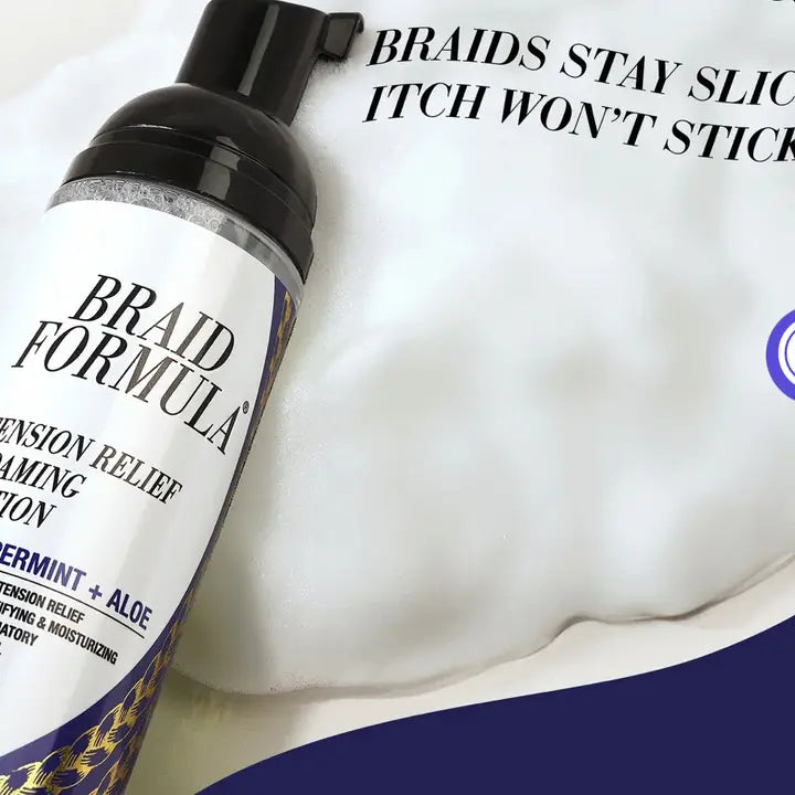 EBIN New York Braid Formula Tension Relief Foaming Lotion 8.5oz - ANNS BEAUTY SUPPLY