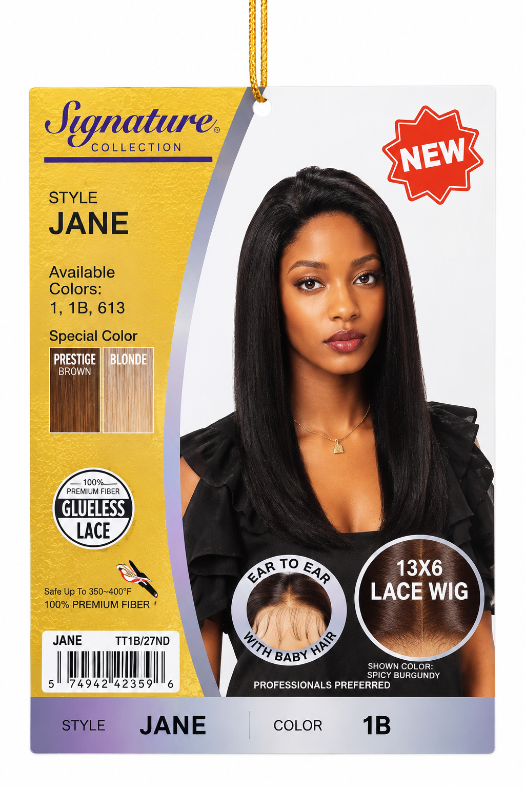 Signature Collection Glueless Lace Front Wig Jane