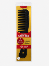 Absolute Hold Professional Carbon Comb Large Handle Wide Tooth 8.5