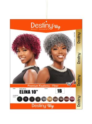 Destiny Elina 10" Premium Synthetic Full Wig