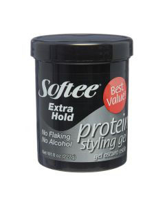 Softee Extra Hold Protein Styling Gel 8 Oz - ANNS BEAUTY SUPPLY