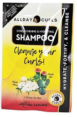 Allday Curls Strengthening & Hydrating Shampoo – 1.75 fl oz