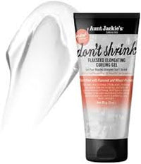 Aunt Jackie's Don't Shrink Flaxseed Elongating Curling Gel 3 oz Travel Size