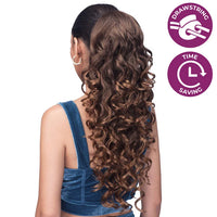 Laude Hair Synthetic Drawstring Ponytail – Spring Curl 24