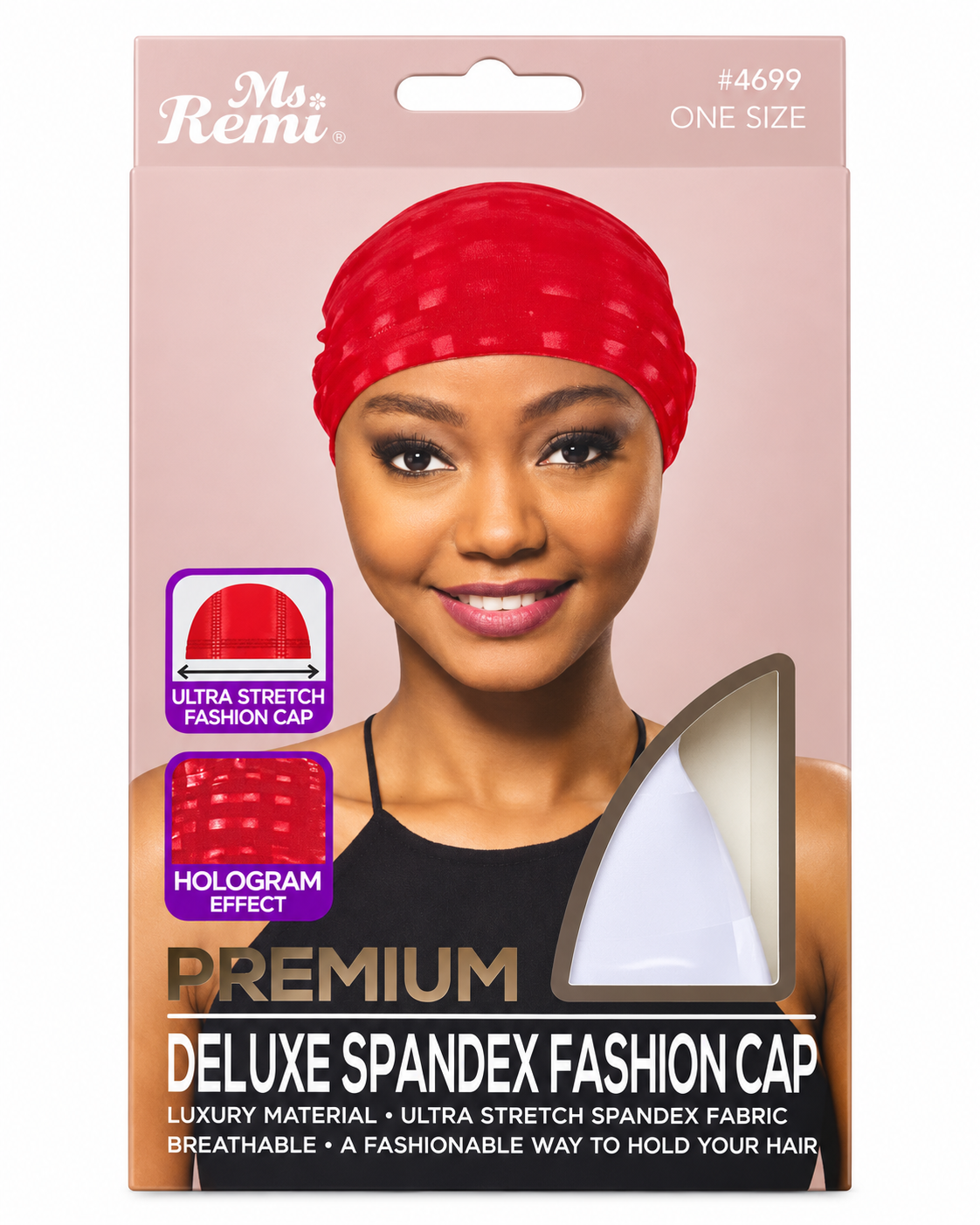 Ms. Remi Premium Deluxe Spandex Fashion Cap #4699