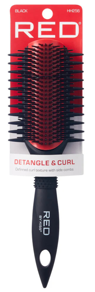 RED by Kiss Detangle and Curl Brush HH256 Black - ANNS BEAUTY SUPPLY