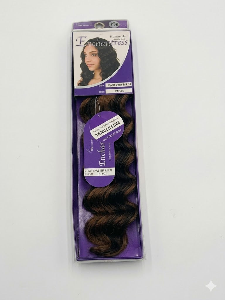 Enchantress Ripple Deep Bulk 18" - Human Hair & Premium Blend - ANNS BEAUTY SUPPLY