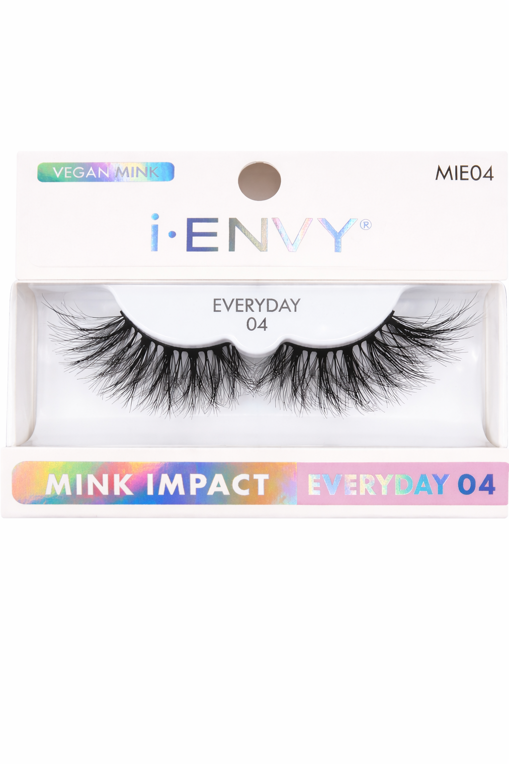 i Envy Mink Impact Everyday 04 Vegan Mink Strip Lashes MIE04 - ANNS BEAUTY SUPPLY