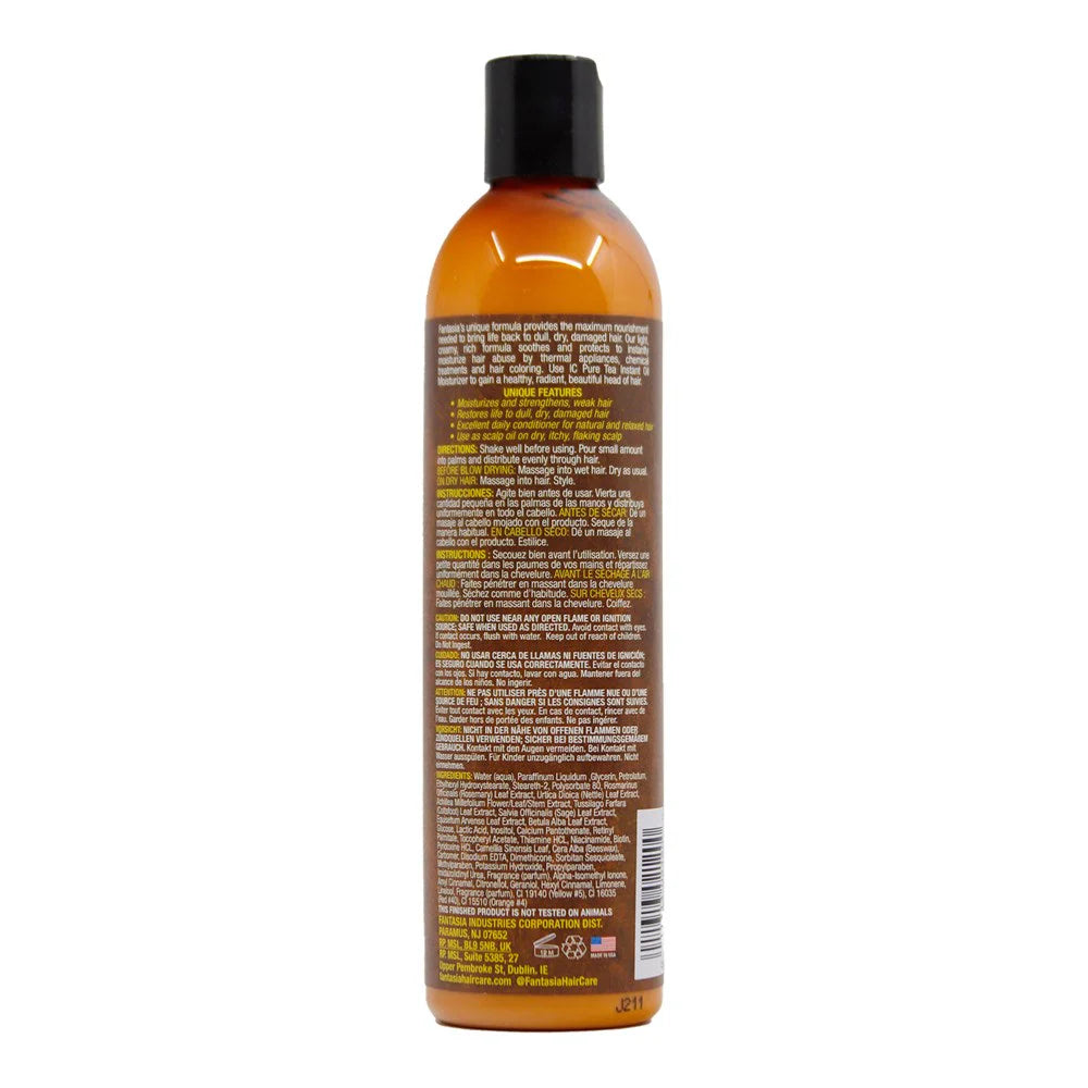 Fantasia IC Pure Tea Instant Oil Moisturizer Hair Lotion 12 fl. oz. / 355 mL - ANNS BEAUTY SUPPLY