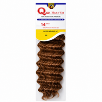 Milky Way Que Mastermix Human Hair Blend Weave Deep Weave 10