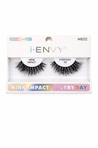 i Envy Mink Impact Everyday 02 Vegan Mink Strip Lashes MIE02 - ANNS BEAUTY SUPPLY