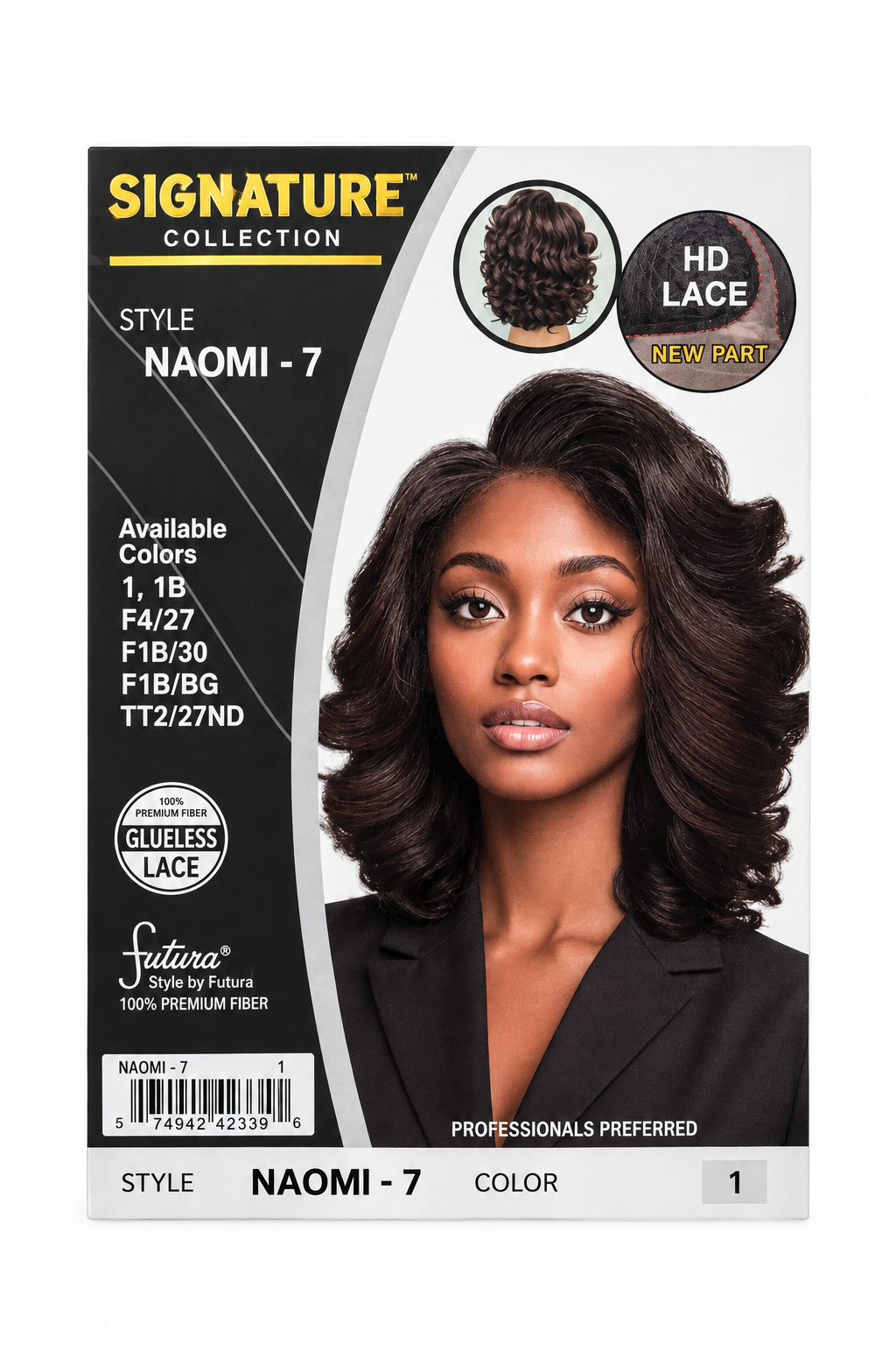 Signature Collection Glueless HD Lace Wig - NAOMI - 7