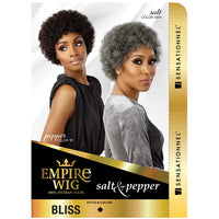 Sensationnel Empire Wig Salt & Pepper Human Hair Wig – Bliss - ANNS BEAUTY SUPPLY