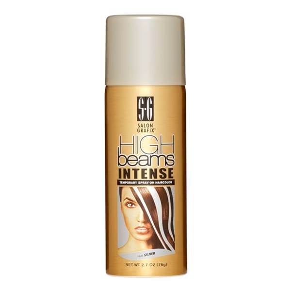 Salon Grafix High Beams Intense Temporary Spray-On Haircolor Silver Net Wt 2.7 Oz / 76 g