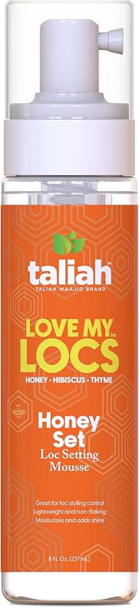 Taliah Waajid Love My Locs Honey Set Loc Setting Mousse 8 oz