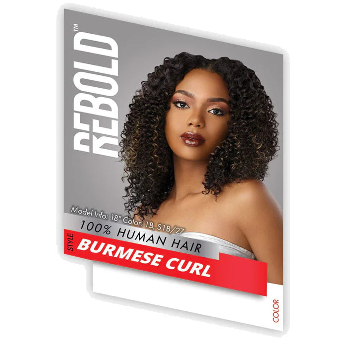 Sensationnel Rebold 100 Percent Human Hair Burmese Curl Weave 14 Inch - ANNS BEAUTY SUPPLY
