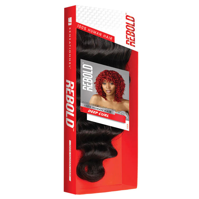 Sensationnel Rebold 100 Percent Human Hair Deep Curl Weave 18" - ANNS BEAUTY SUPPLY