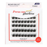 Remy Blue Press On Glueless Multi Length FDM02 - ANNS BEAUTY SUPPLY