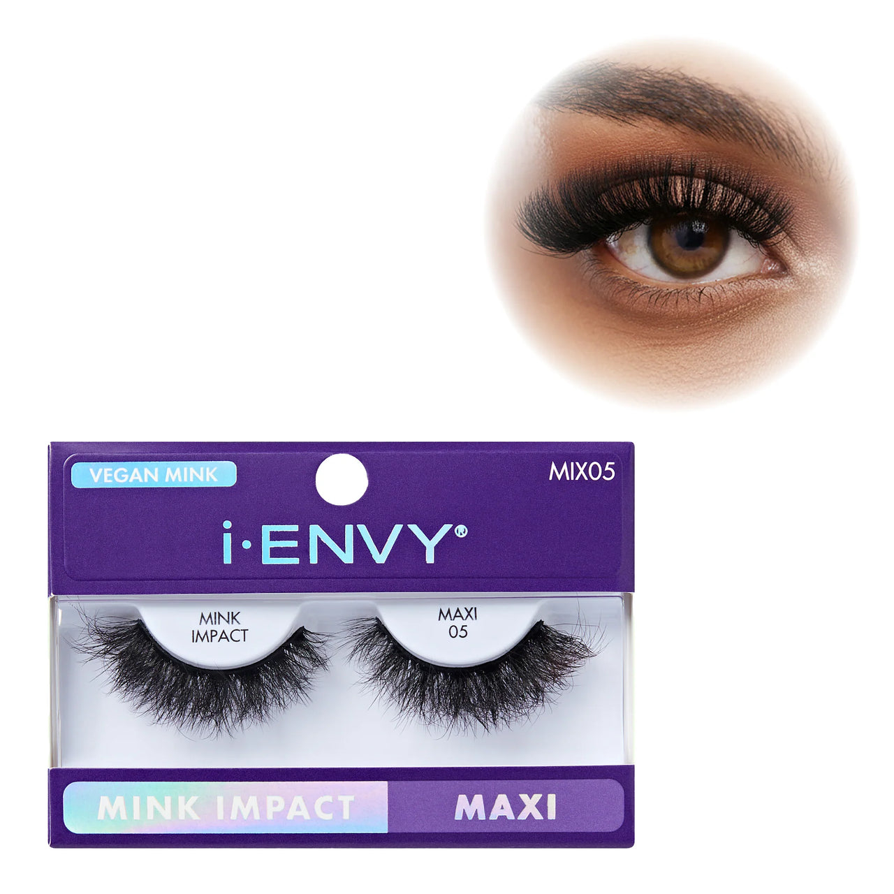 i ENVY Vegan Mink Mink Impact Maxi 05 Lashes MIX05 - ANNS BEAUTY SUPPLY
