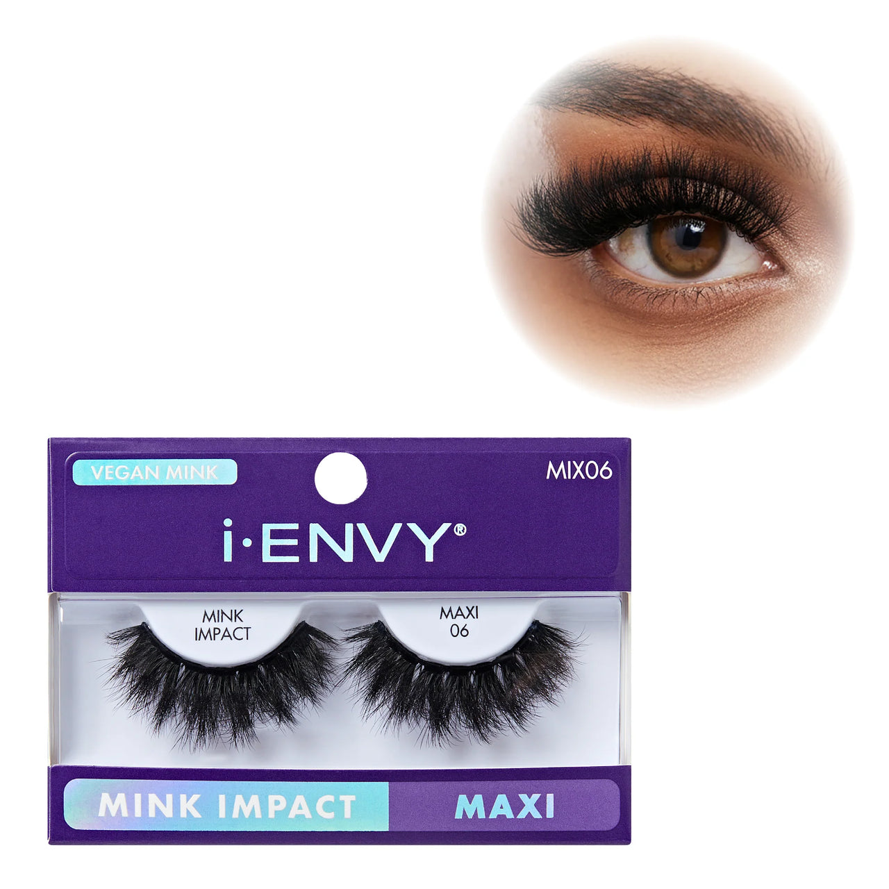 i ENVY Vegan Mink Mink Impact Maxi 06 Lashes MIX06 - ANNS BEAUTY SUPPLY