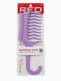 RED by Kiss WAVEUP DUO: Shampoo & Detangle Comb (HM74) - ANNS BEAUTY SUPPLY