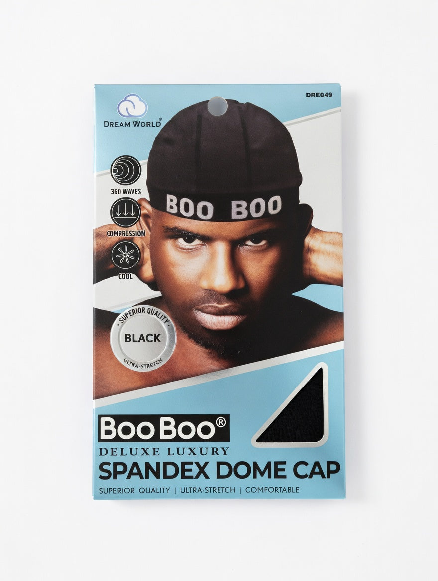 Boo Boo® Deluxe Luxury Spandex Dome Cap – High Compression for 360 Waves DRE049 - ANNS BEAUTY SUPPLY