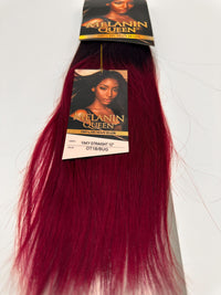 Melanin Queen 100% Human Hair Weave – Straight 12