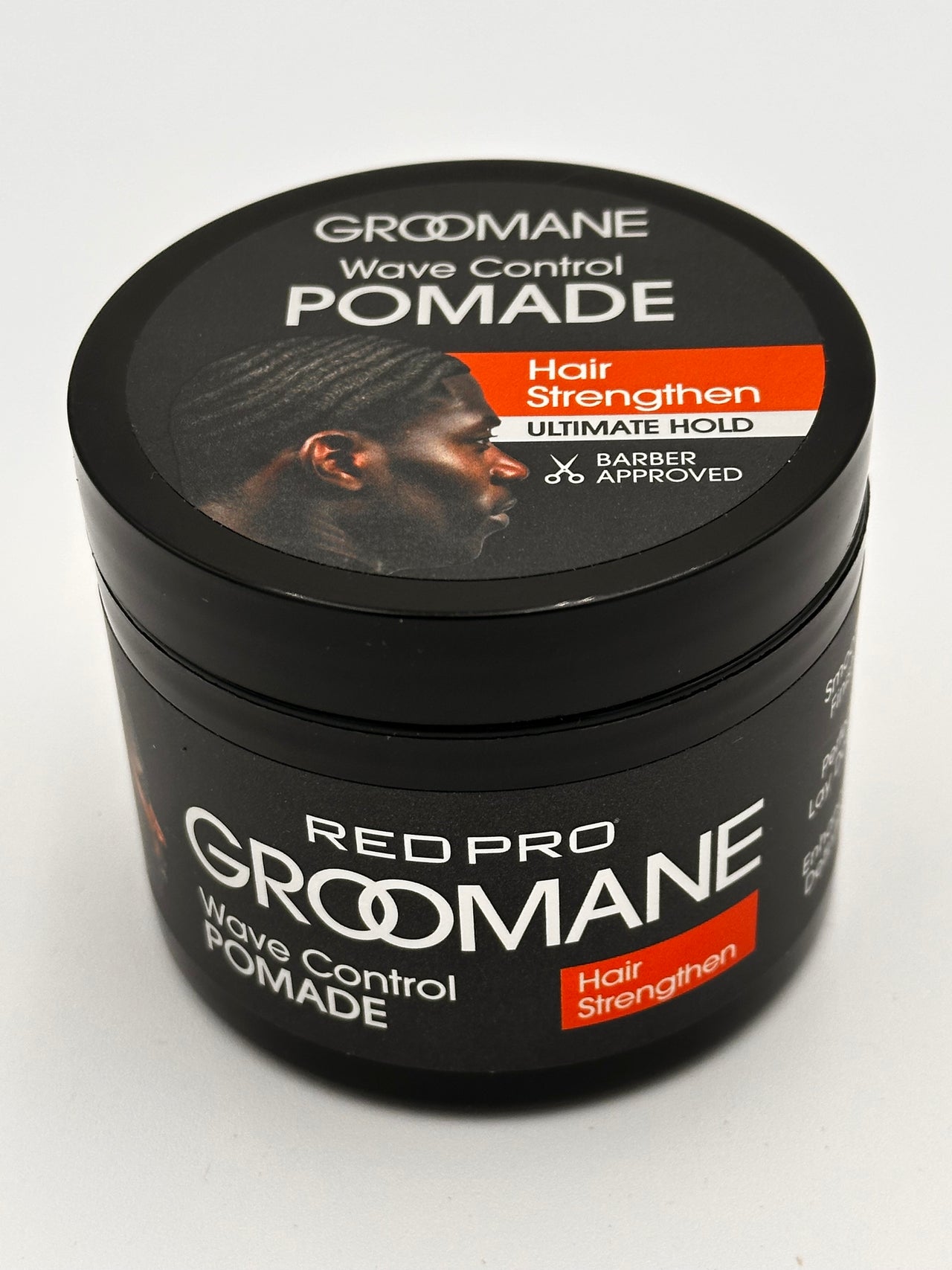 Red Pro Groomane Wave Control Pomade – Hair Strengthen 3 Oz - ANNS BEAUTY SUPPLY