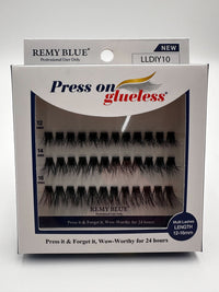 Remy Blue Press On Glueless Lashes LLDIY10 – 12–16 mm