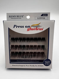 Remy Blue Press On Glueless Lashes LLDIY04 – 12–16 mm