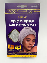 Donna Frizz Free Hair Drying Cap Heather Gray