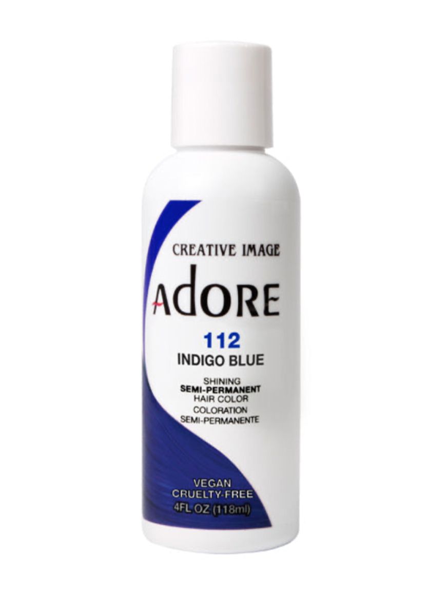 Creative Image Adore Shining Semi Permanent Hair Color 112 Indigo Blue 4 Fl Oz