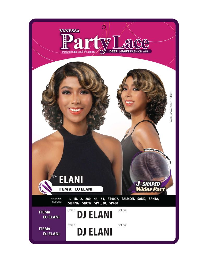 Vanessa Party Lace Deep J-Part Fashion Wig – Elani