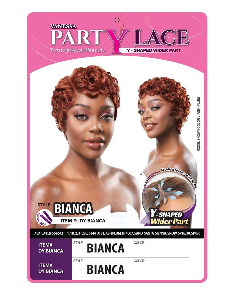 Vanessa Party Lace Y-Shaped Lace Part Wig Bianca - ANNS BEAUTY SUPPLY