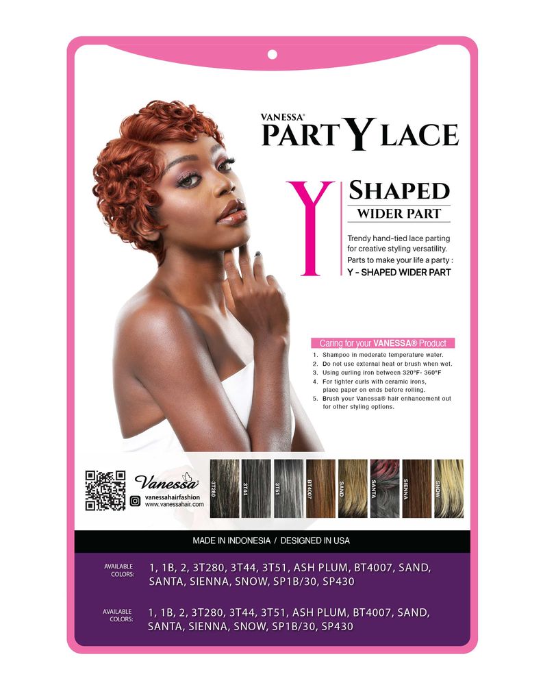 Vanessa Party Lace Y-Shaped Lace Part Wig Bianca - ANNS BEAUTY SUPPLY
