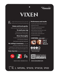 Vanessa Vixen HH Oriana 100% Human Hair Wig – Short Layered Feathered Bob with Bangs_SP430