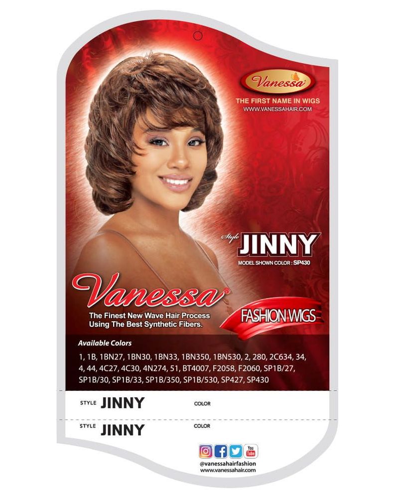 Vanessa® Fashion Synthetic Wig – JINNY