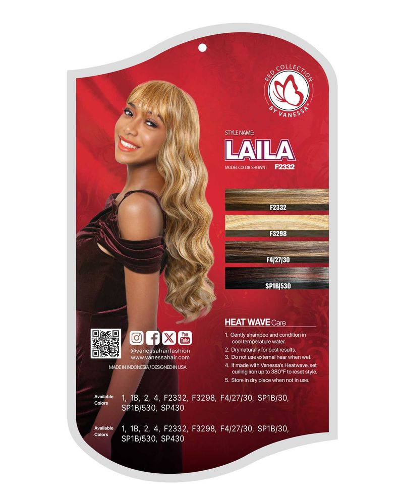 Vanessa Fashion Full Wig Laila - ANNS BEAUTY SUPPLY
