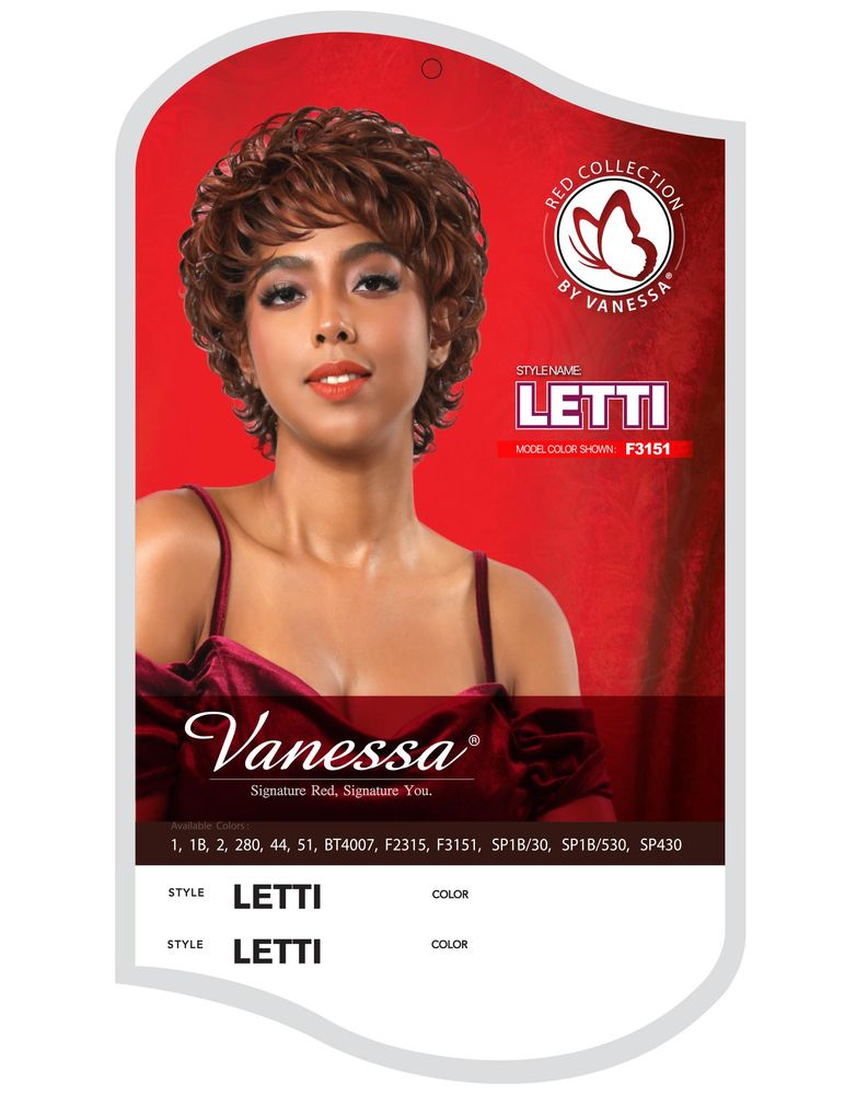 Vanessa Fashion Red Collection Wig Letti - ANNS BEAUTY SUPPLY