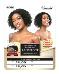 Vanessa THH Joey 100% Brazilian Human Hair HD Lace Front Wig – Hand-Tied Transparent Ear-to-Ear All-Back Curly Styler_OT30