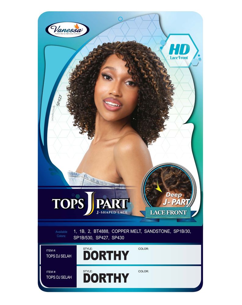 Vanessa Top Lace HD Deep J-Part Lace Front Wig Tops DJ Dorthy - ANNS BEAUTY SUPPLY