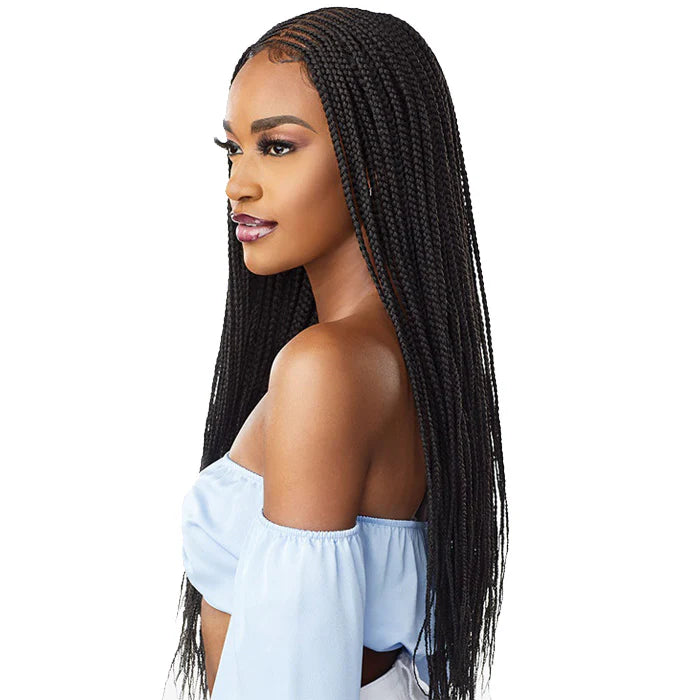 Sensationnel Cloud 9 Swiss Lace HD Hand Braided Wig Center Part Feed In 28 LDCPFI28 - ANNS BEAUTY SUPPLY