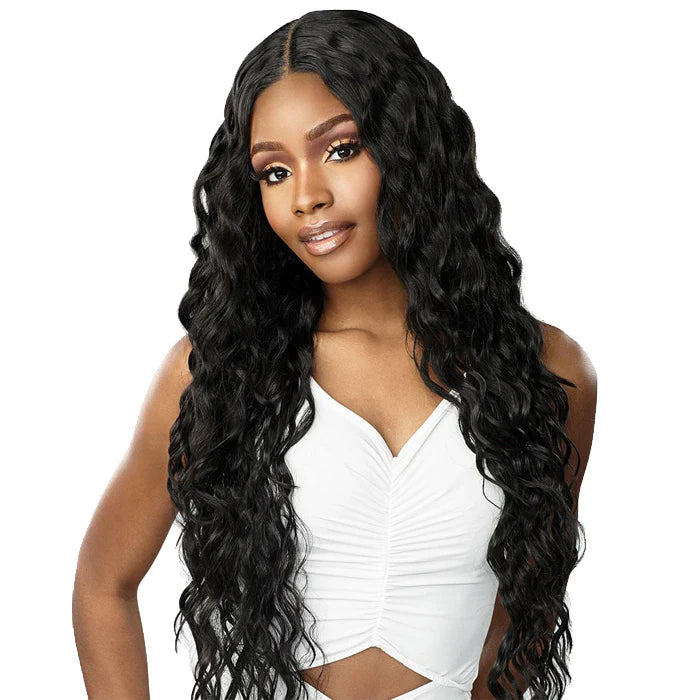 Sensationnel Butta Lace Human Hair Blend HD 5 Inch Deep Part Wig Loose Curly 32 LDHBLC32 - ANNS BEAUTY SUPPLY