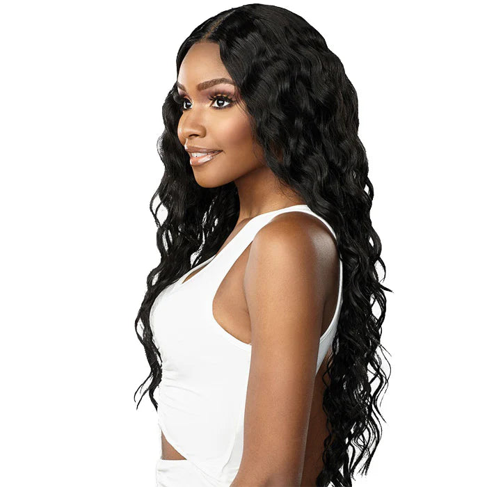 Sensationnel Butta Lace Human Hair Blend HD 5 Inch Deep Part Wig Loose Curly 32 LDHBLC32 - ANNS BEAUTY SUPPLY