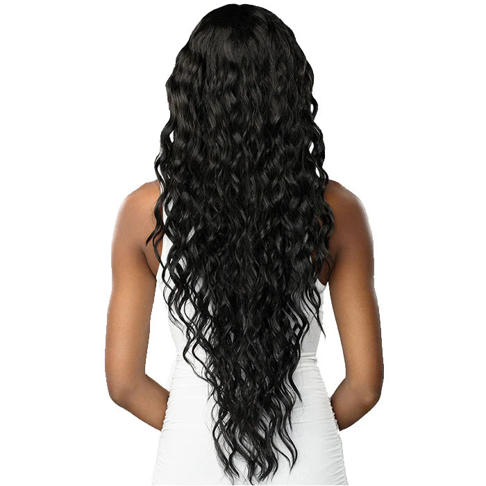 Sensationnel Butta Lace Human Hair Blend HD 5 Inch Deep Part Wig Loose Curly 32 LDHBLC32 - ANNS BEAUTY SUPPLY