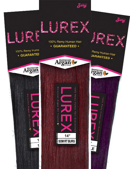 Lurex 100% Remy Human Hair Extensions – Moroccan Argan Oil Infused 10"