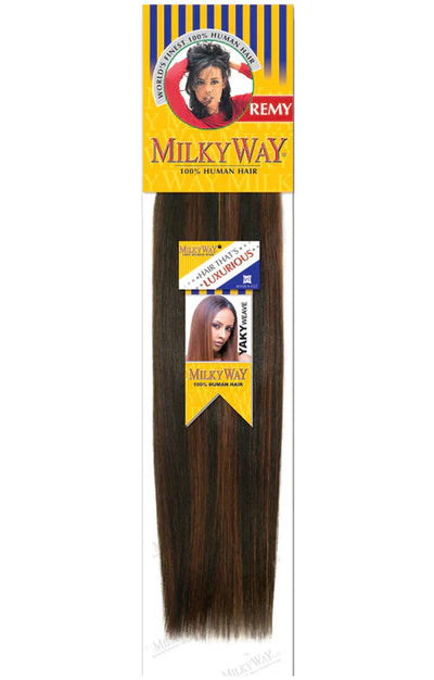 MilkyWay 100% Human Hair - Yaky Weave 10"-18" - ANNS BEAUTY SUPPLY
