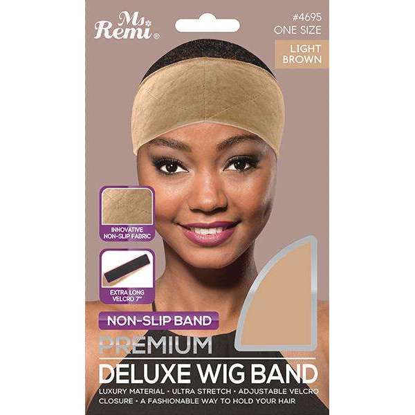 Ms. Remi Premium Deluxe Non-Slip Wig Band Light Brown 4695