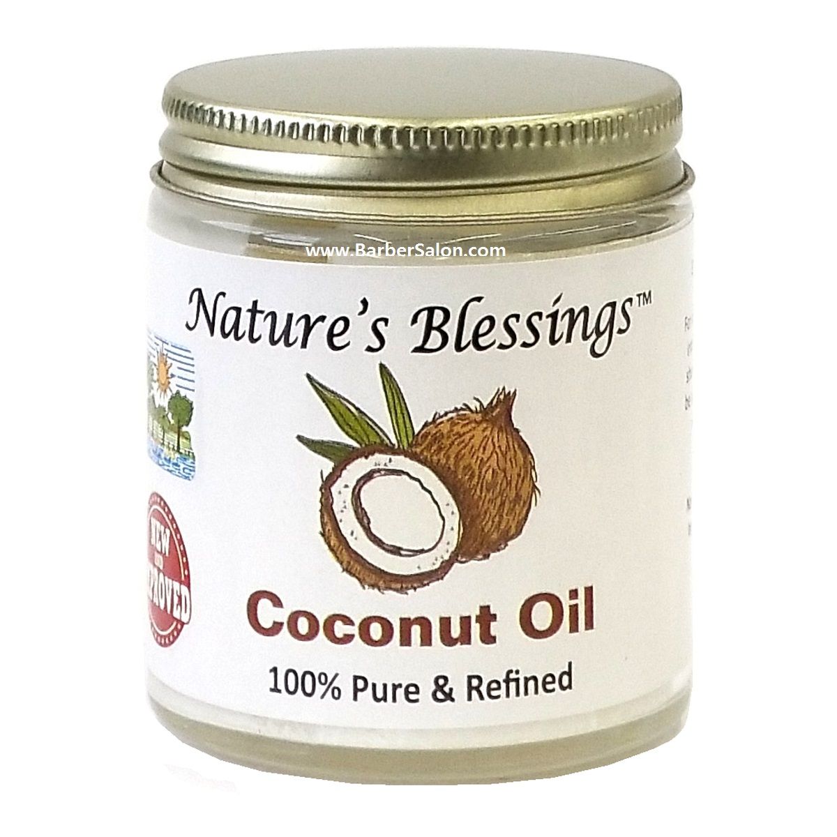 Nature's Blessings Coconut Oil 3.7oz - ANNS BEAUTY SUPPLY
