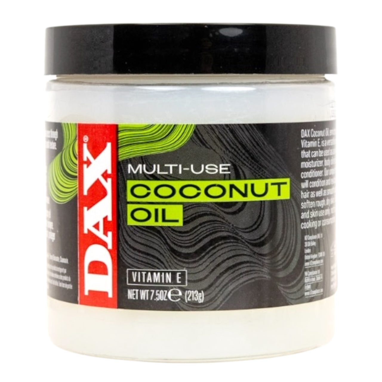 DAX Coconut Oil Enriched with Vitamin E – 7.5 oz